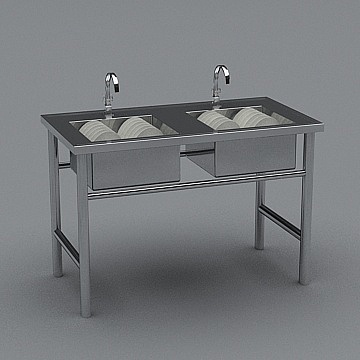 洗碗槽3D模型
