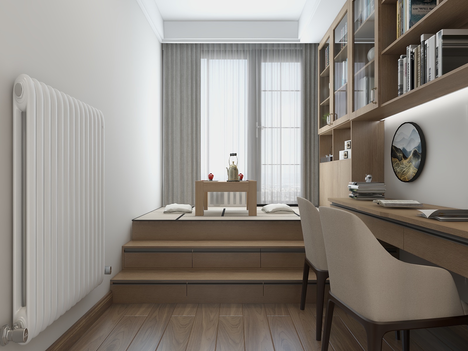 朱晨希-【原木禅意】南京碧桂园叠墅装修效果图