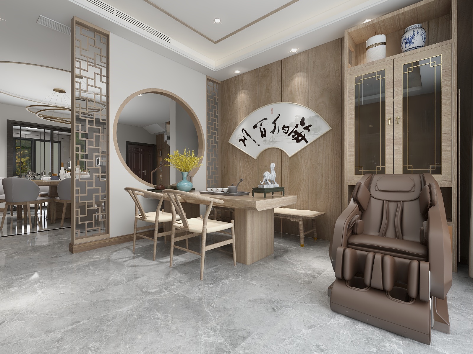 朱晨希-【原木禅意】南京碧桂园叠墅装修效果图