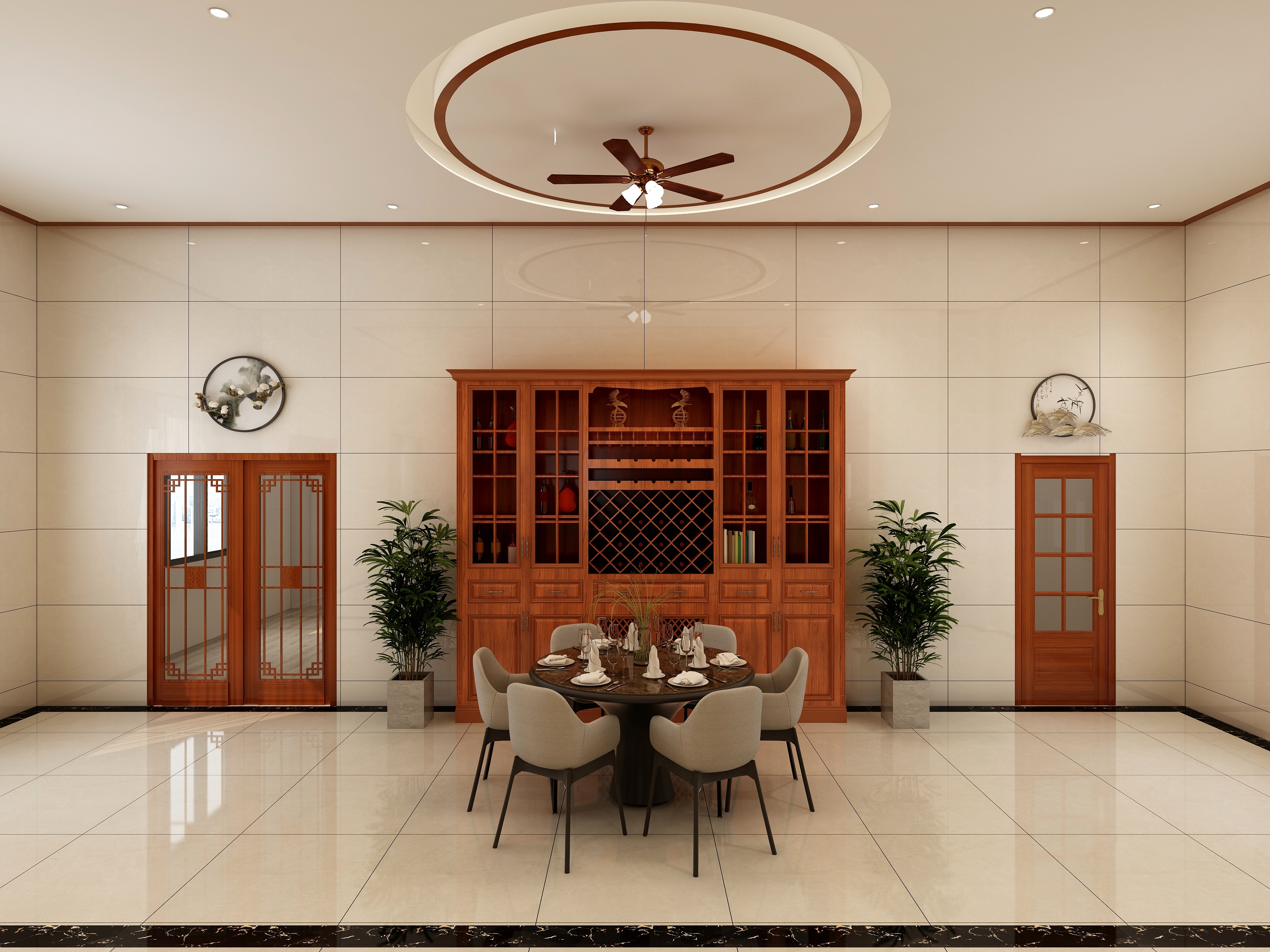 安佳居装饰_Mr强-保安围桃哥一楼图纸-装修设计方案