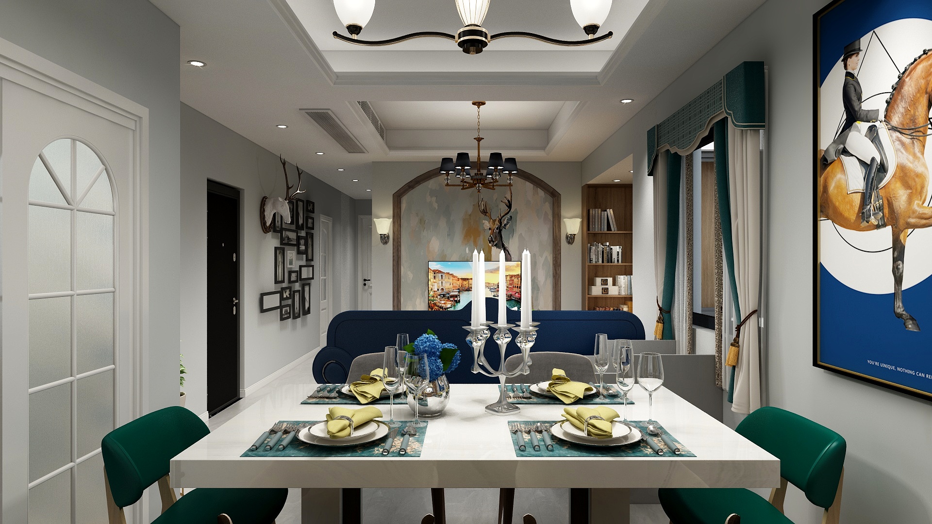 JellyCyD-瑞和园89.50㎡B户型3室2厅1卫-装修设计方案