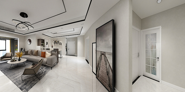 秦雪娟-现代简约风-装修设计方案