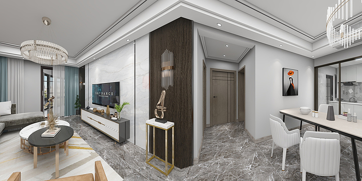陈忠林荣业装饰-金山玉锦1号楼A3-装修设计方案