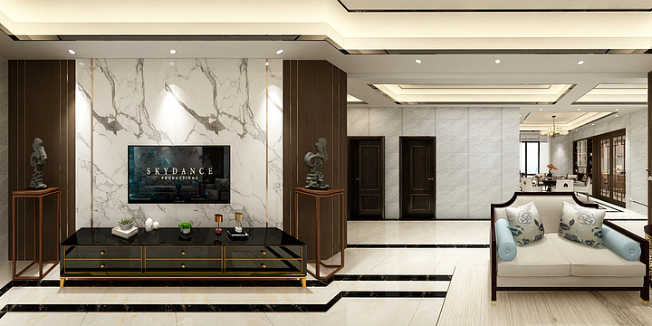 室内设计--肖慧珍-财政局3楼-装修设计方案