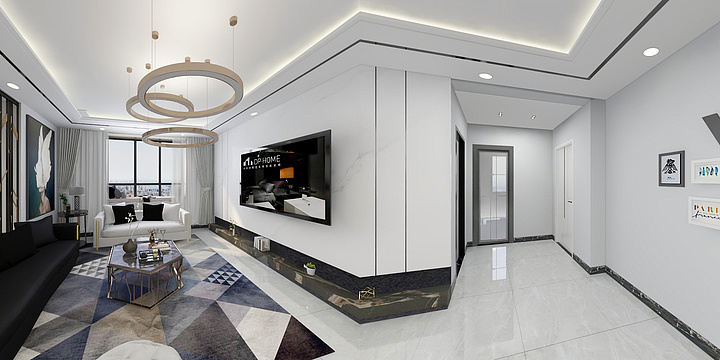 室内家居设计师-龙腾花园-装修设计方案