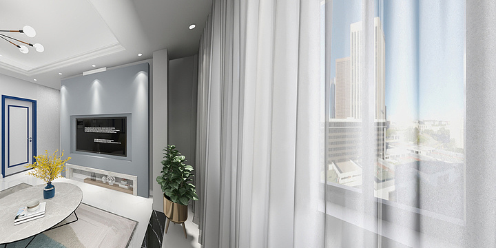 Lee.yZuK-瑞和园89.50㎡B户型3室2厅1卫-装修设计方案