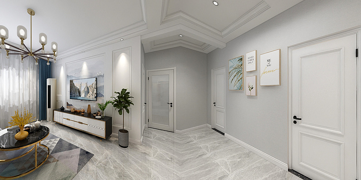 一直很淡定-锦绣香缇4-2-2403-装修设计方案