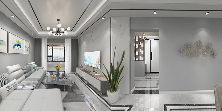 设计师郭伟林-华润幸福里三期-99-北欧-装修设计方案