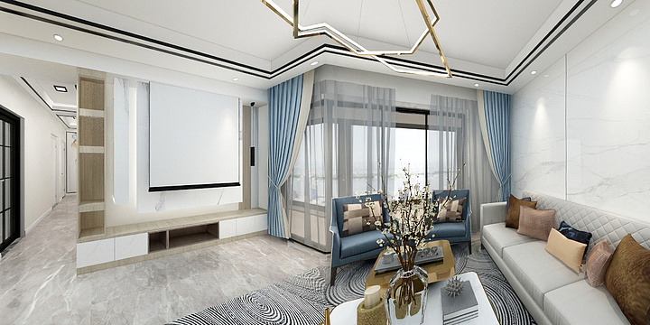 室内设计财-海豚湾小区-装修设计方案