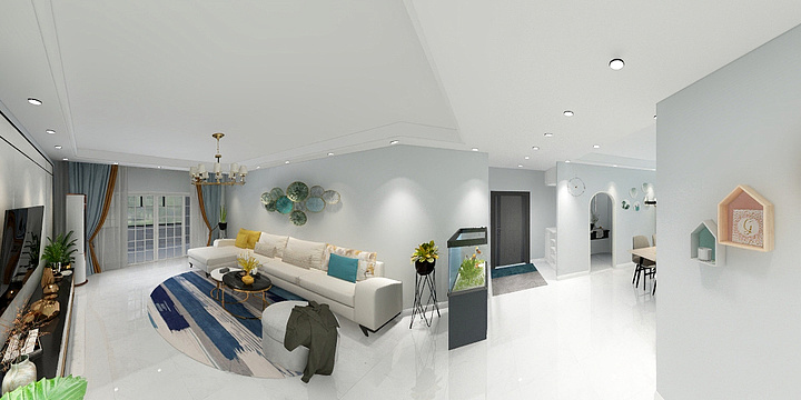 Mr.刘ZYzX-角度装饰-森蓝湖二期-装修设计方案