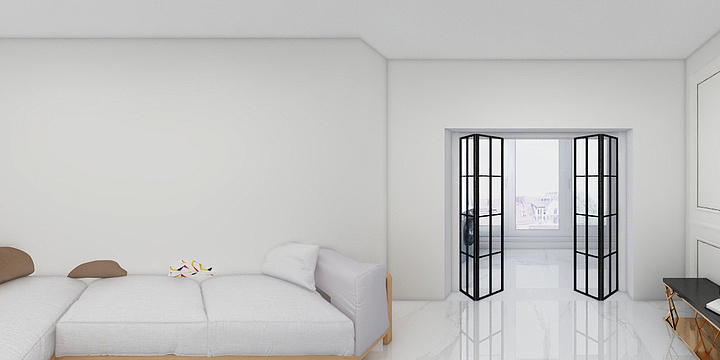 裴育-锦绣豪庭1栋2室户型-装修设计方案