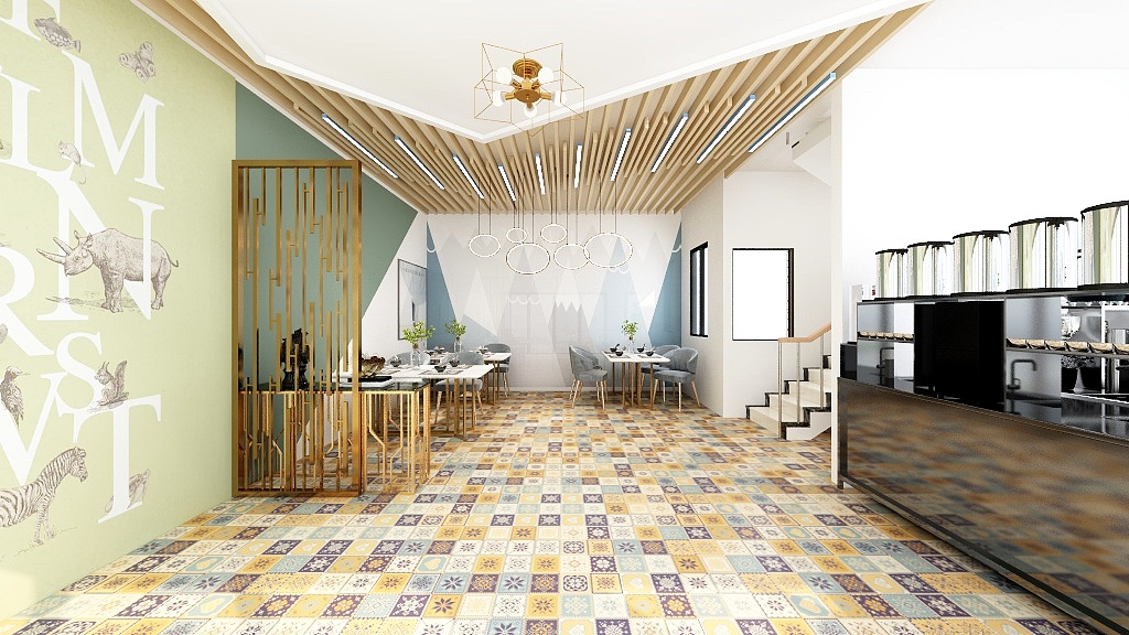 福星高赵p-西餐厅二楼-装修设计方案