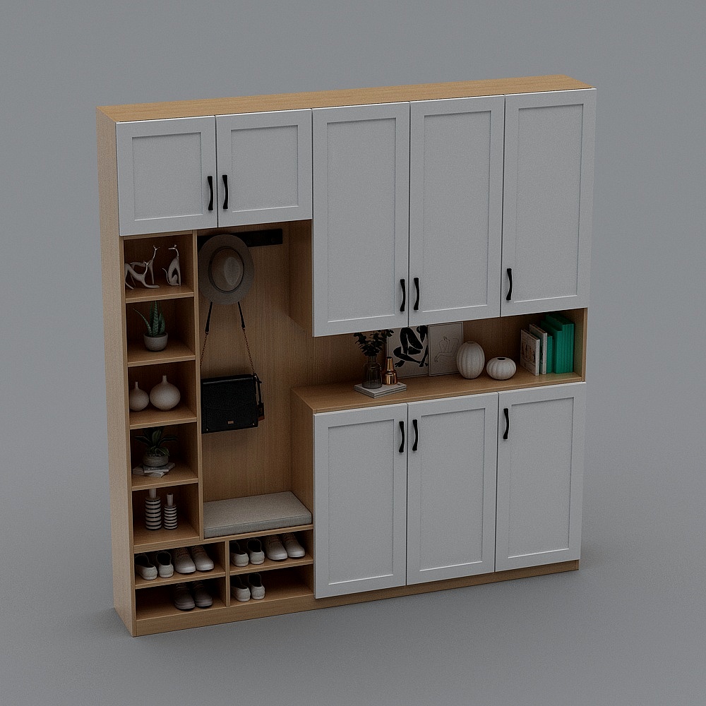 鞋柜3D模型