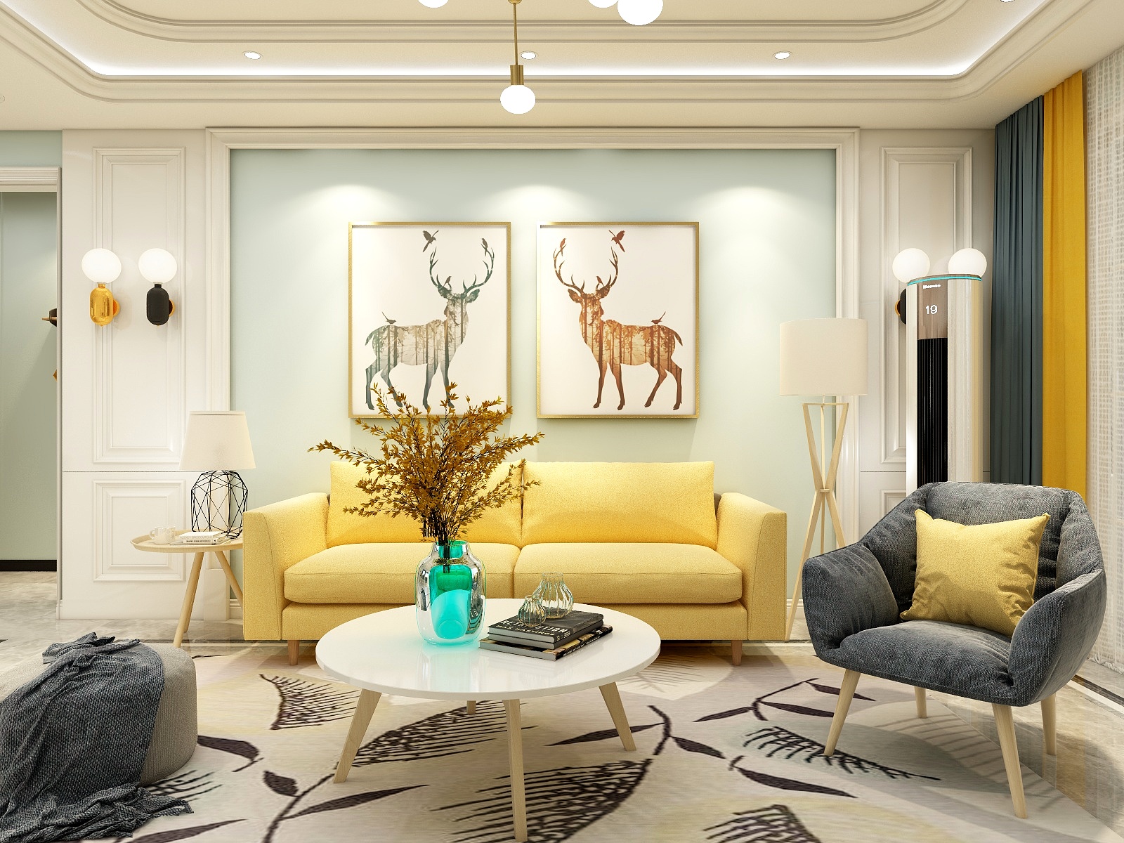 斑马仓-袁先生-滨州府-（北欧风）-装修设计方案