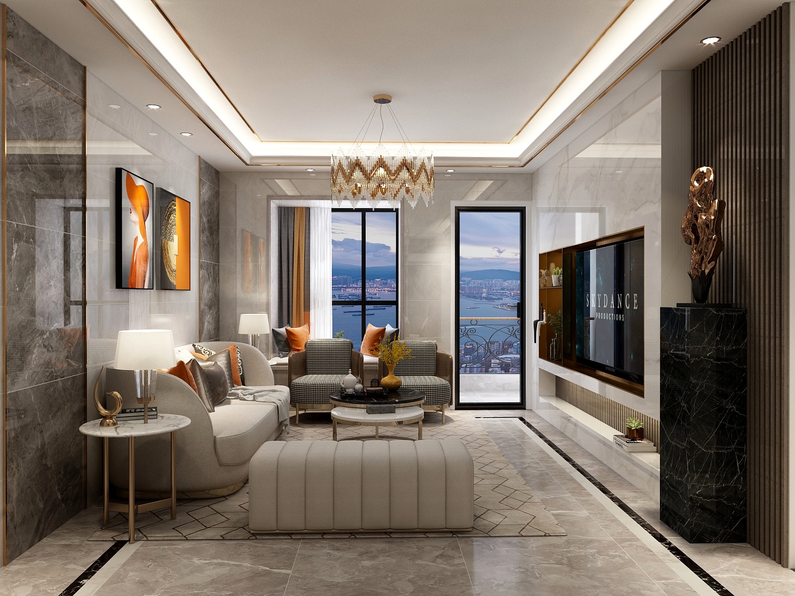 黄健成-江南第一城（意式轻奢）-装修设计方案