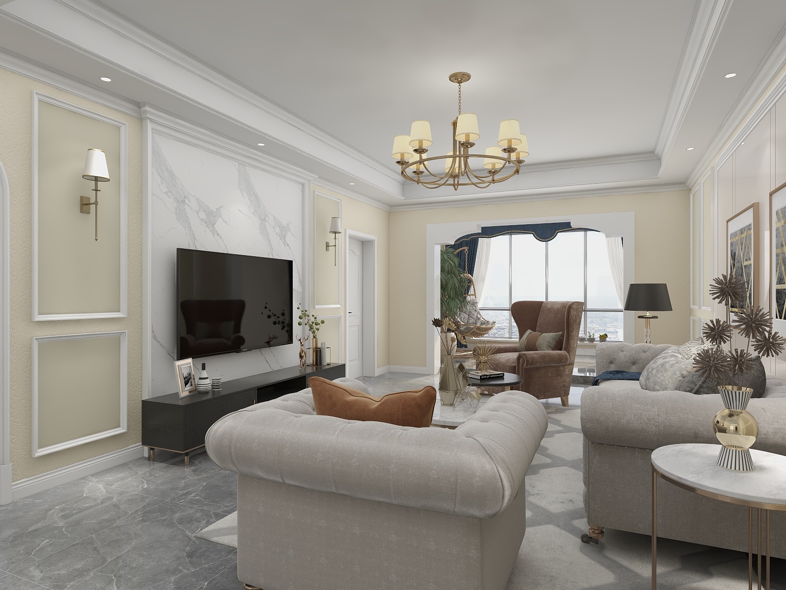 仓颉行空-淙邢三里花城-装修设计方案