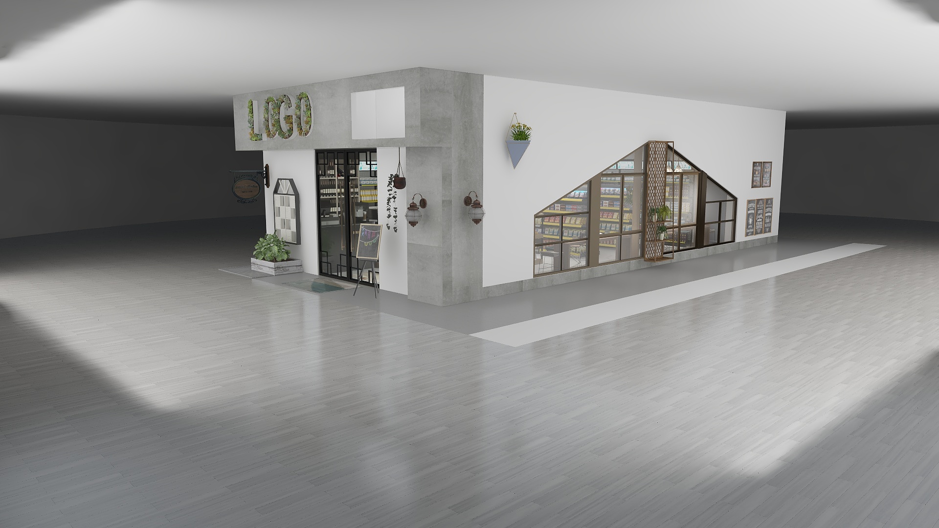 空间设计文石-园区便利店-装修设计方案