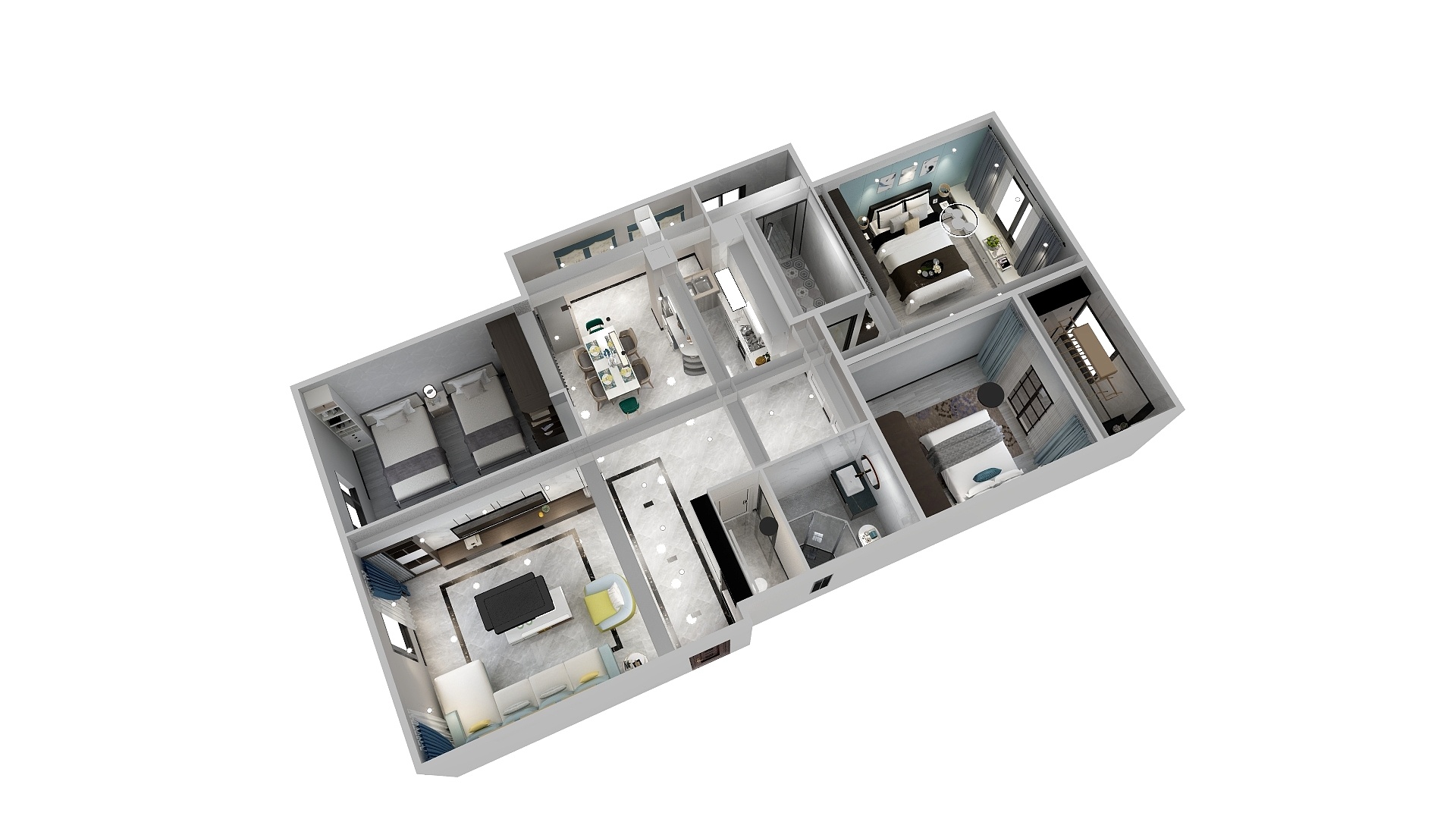 A设计---伊沫-宏林世纪7#2901-装修设计方案