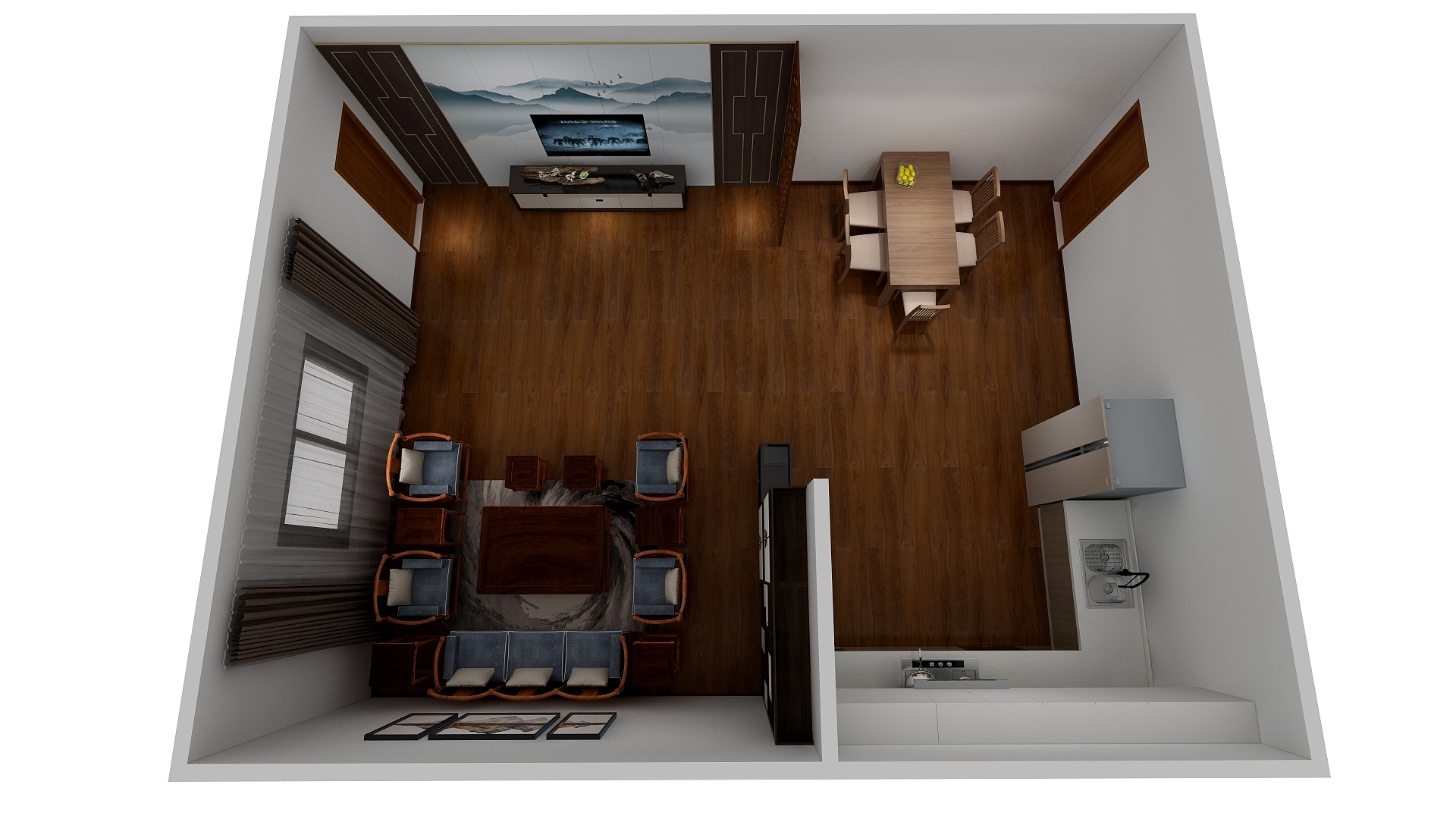 阿胜007-未命名户型图-装修设计方案