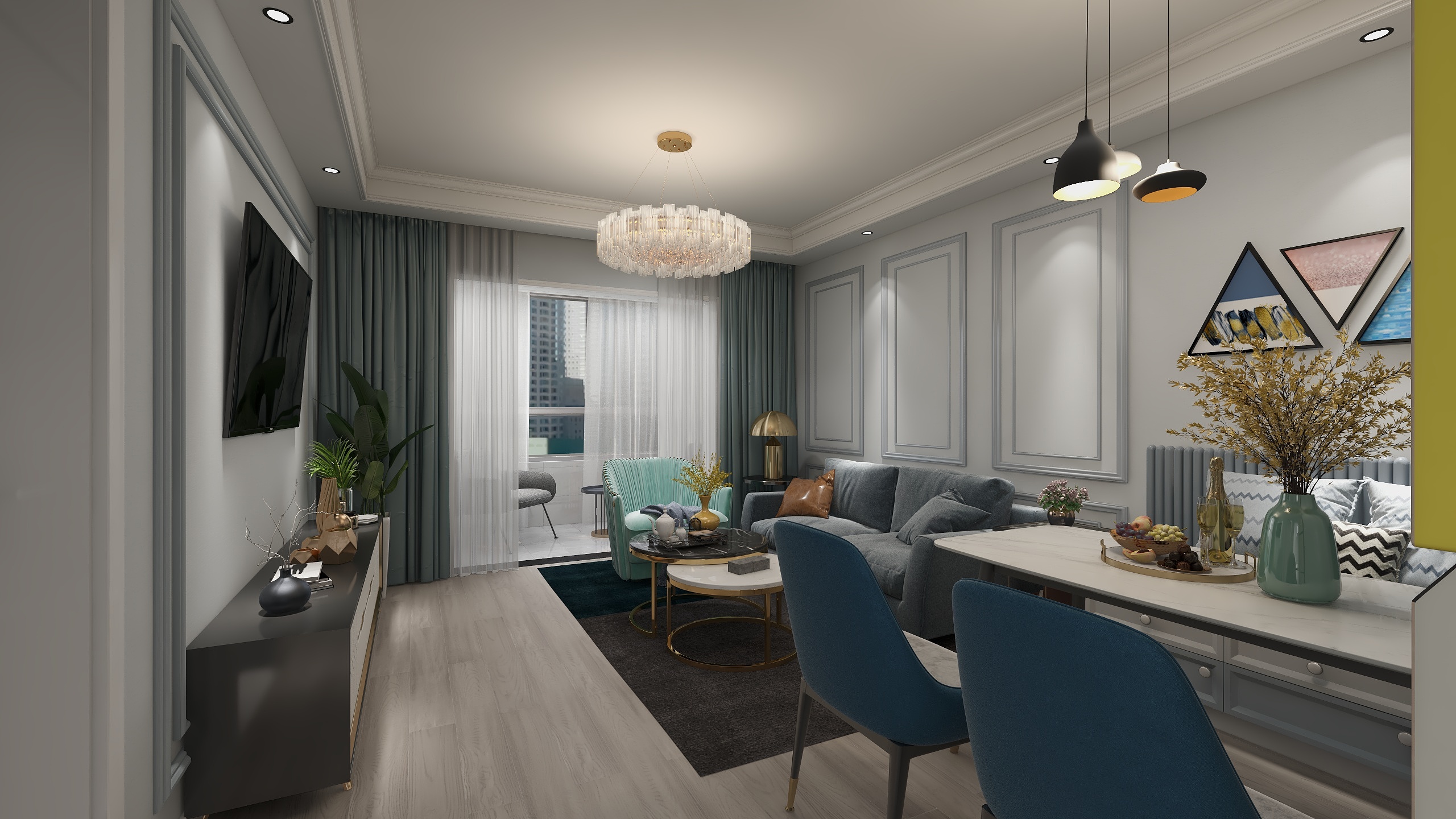 蓝_920-惠民苑-装修设计方案