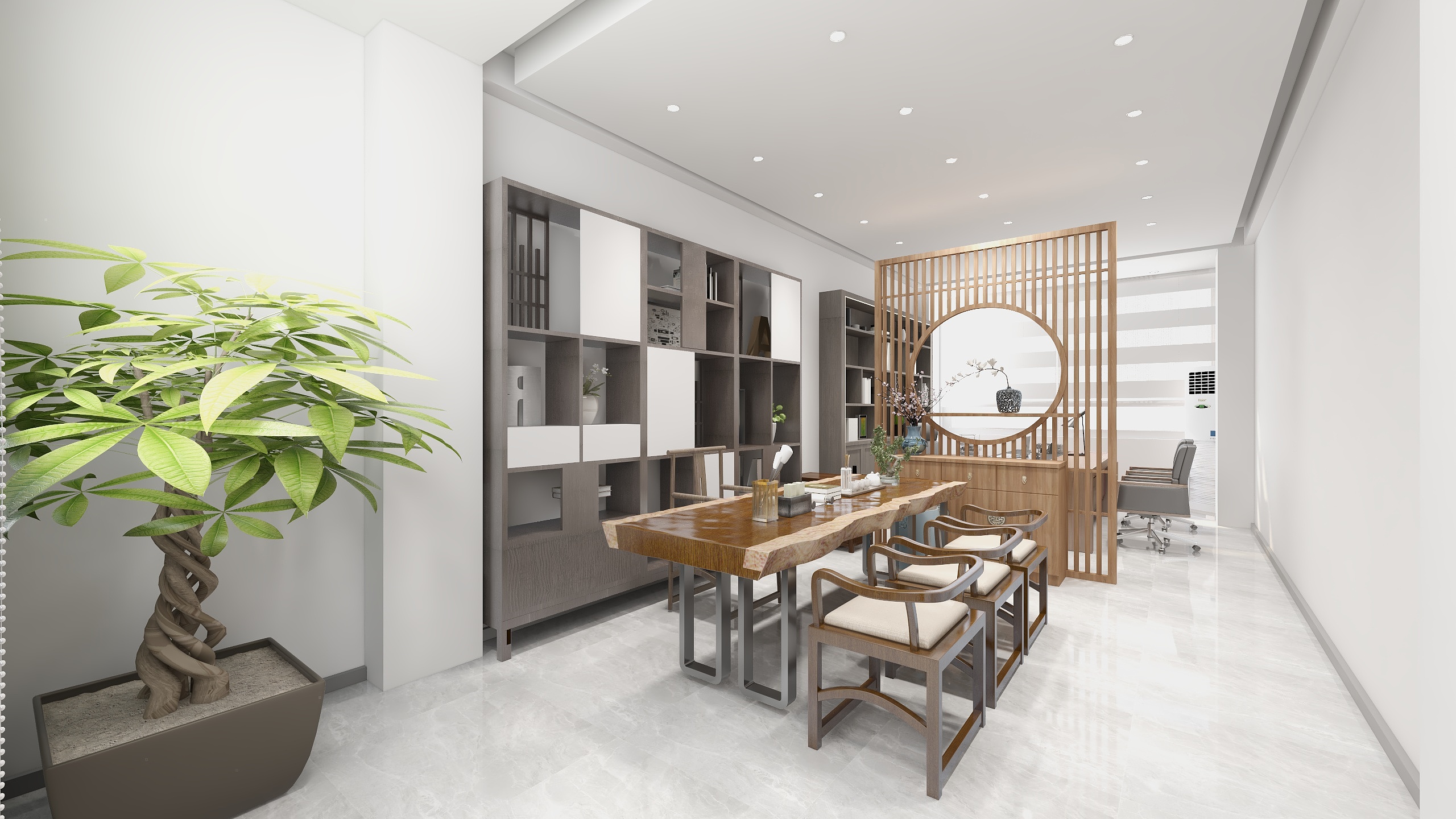 心一设计张家珲-房产总经理室-装修设计方案