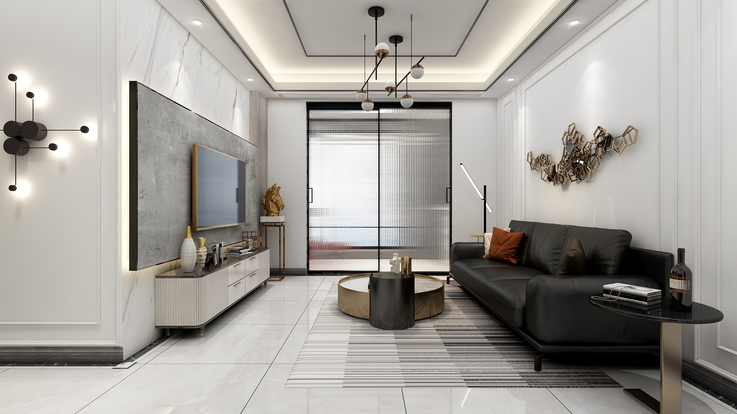 孙建-现代轻奢风格-设计师孙建-装修设计方案