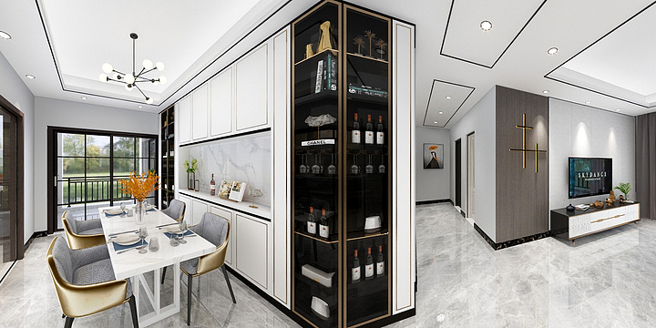 原创007-姐房子(轻奢）-装修设计方案