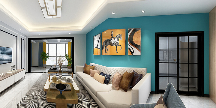 SJgougou-尚林幸福城陈哥雅居-装修设计方案