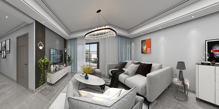 陈忠林荣业装饰-金山玉锦-1号楼A2-装修设计方案