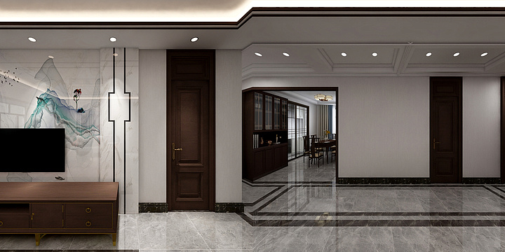 轻纱羽仪-新中式-装修设计方案