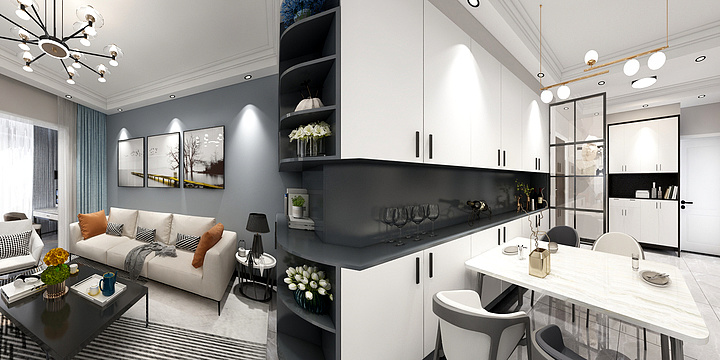 设计师x孙大圣-复地连城-装修设计方案