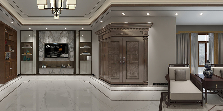 FMD丨-新中式丨耀商会馆-装修设计方案