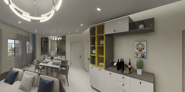 15111677488ksf-瑞和园89.50㎡B户型3室2厅1卫-装修设计方案