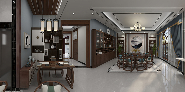 香却彭措-锦尚苑B区8栋雷府-装修设计方案