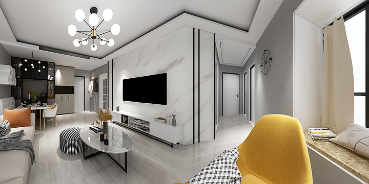 正之则设计-康桥知园刘府-装修设计方案