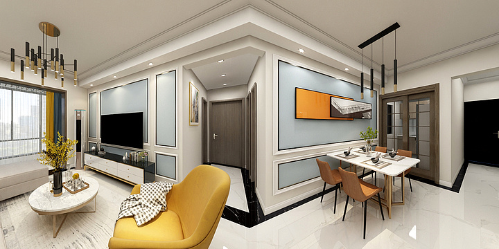 luowen效果图表现-碧桂园雅居-装修设计方案