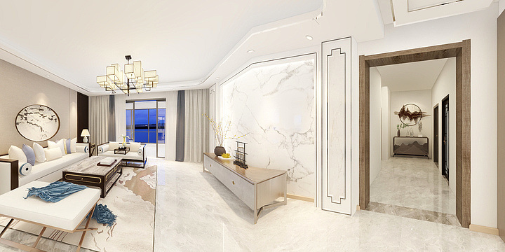 Howe玄剑-熹云水岸10-1004-装修设计方案