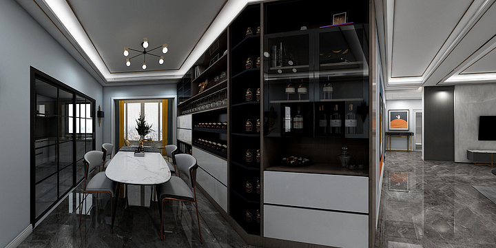 私宅设计mm-名门峰尚5栋1单元2001-装修设计方案