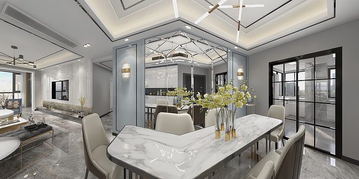 Art_Space丨-宇华豪庭1-801现代轻奢-装修设计方案