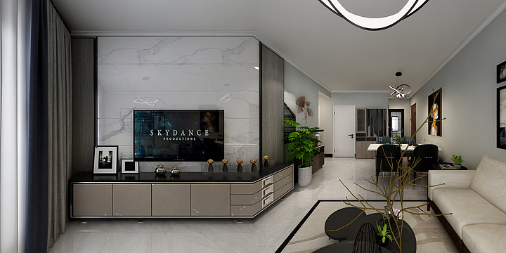 王洪吉15617964107电话-金地格林小城大三室西户-装修设计方案