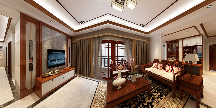 曾工XL-东江新城五期四房两厅123-127平-装修设计方案