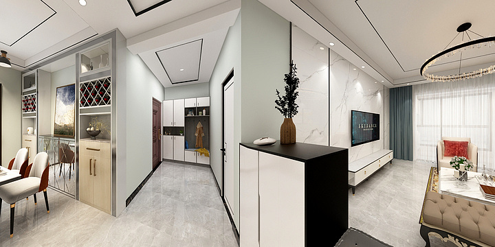 云派装饰周同-建业城云境现代轻奢-装修设计方案