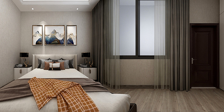 溢家空间设计-伟鑫隔壁别墅-装修设计方案