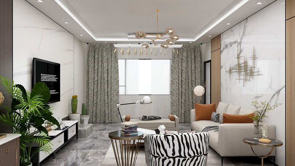 许俊宰i-现代黑白灰-装修设计方案