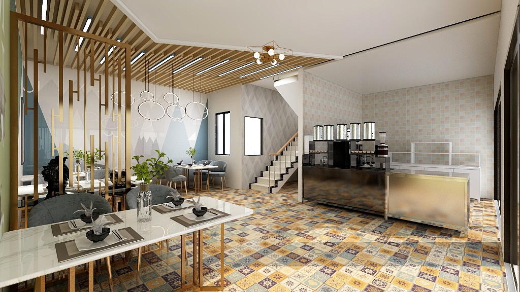 福星高赵p-西餐厅一楼-装修设计方案