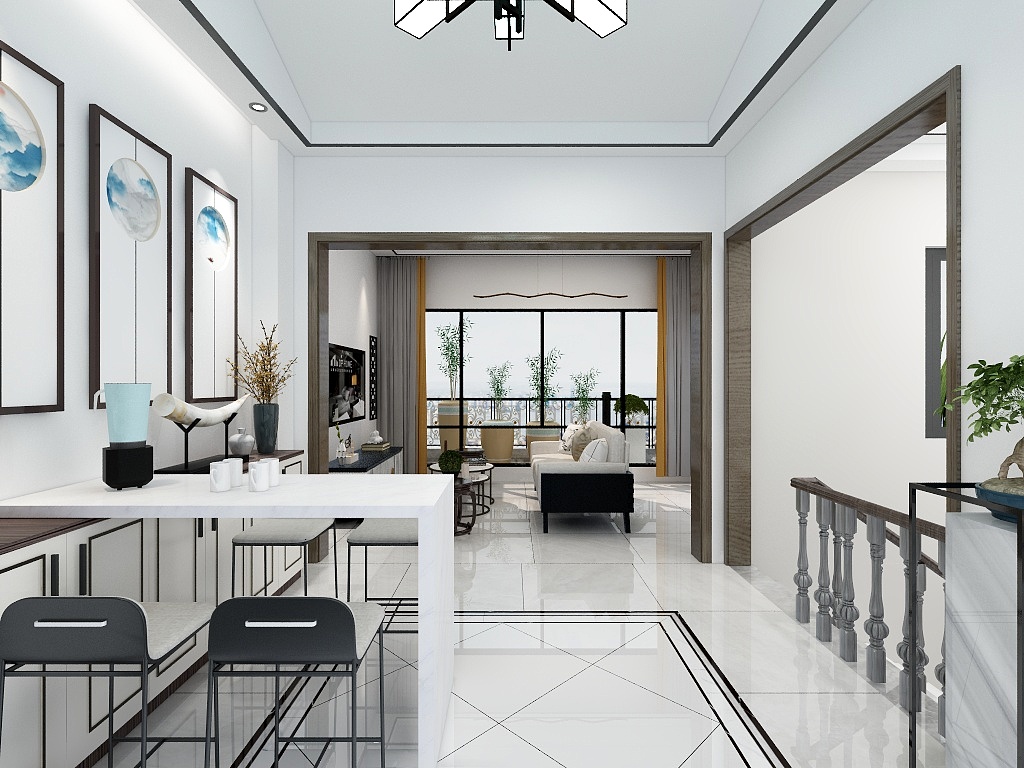 巴比伦往事-熙山别墅13-1-装修设计方案