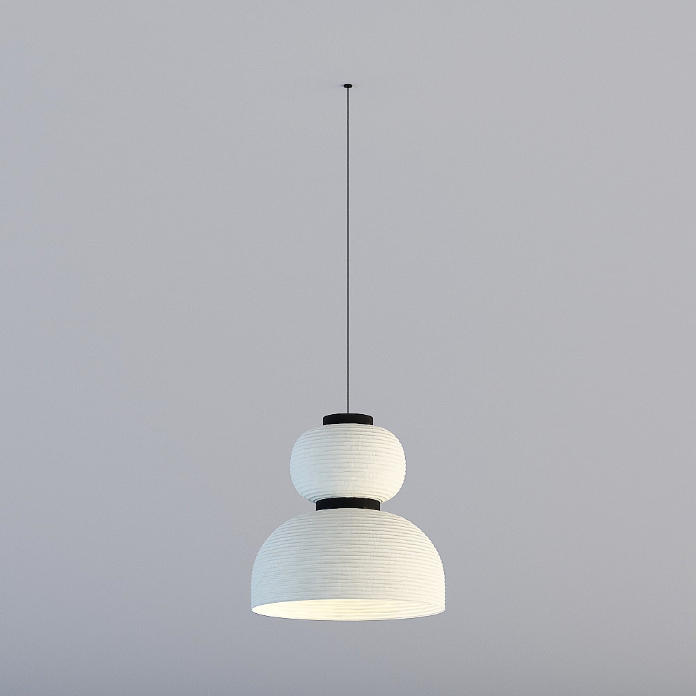 新中式灯笼灯具-YB3D模型