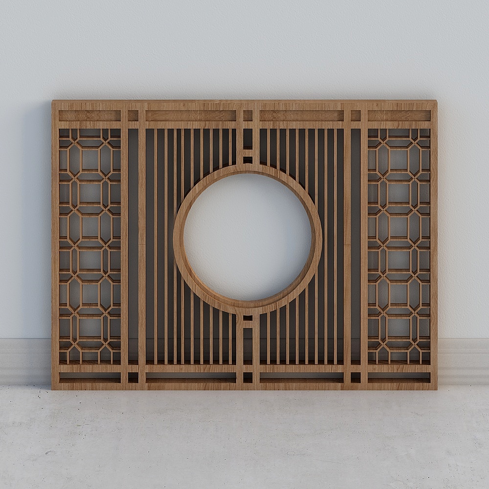 屏风3D模型