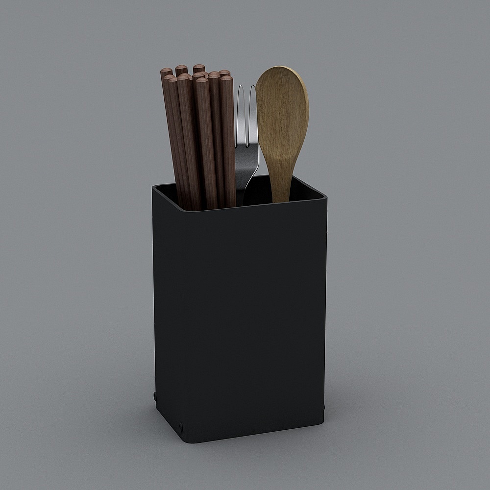 筷子筒3D模型