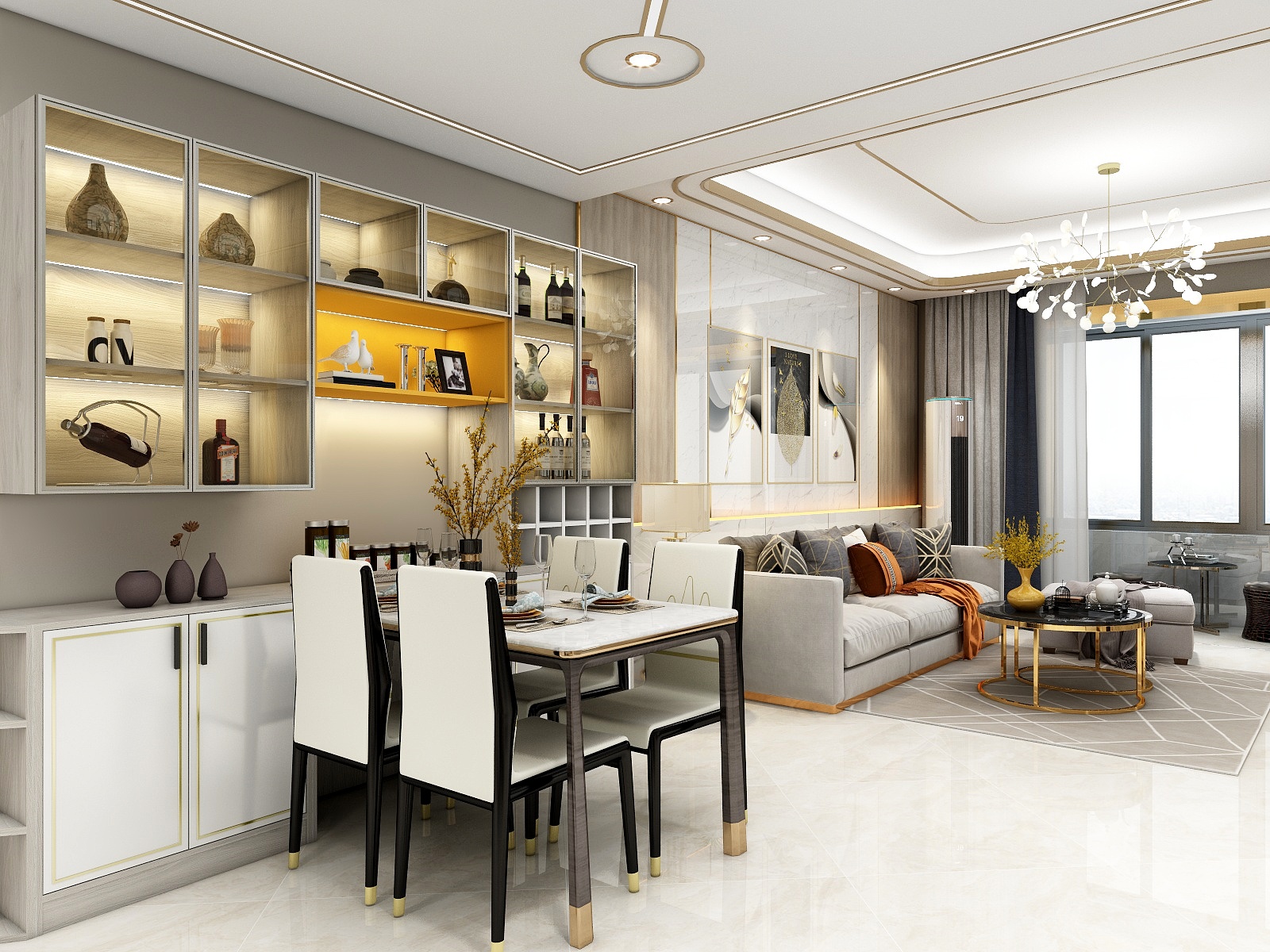 红尘一笑vopI-东方明珠A区2号楼301样板间-装修设计方案